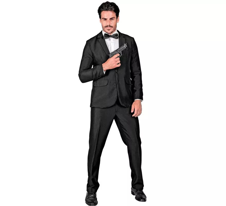 Translation missing: de.Disfraz de Mafioso elegante negro para hombre