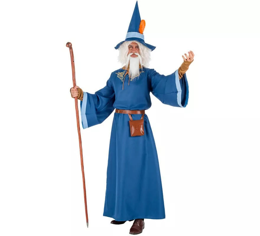 Translation missing: de.Disfraz de Mago Azul para hombre