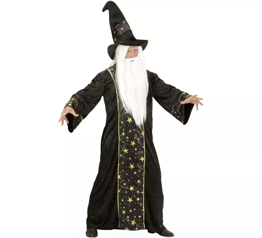 Disfraz de Mago Fantasía Oscuro para hombre