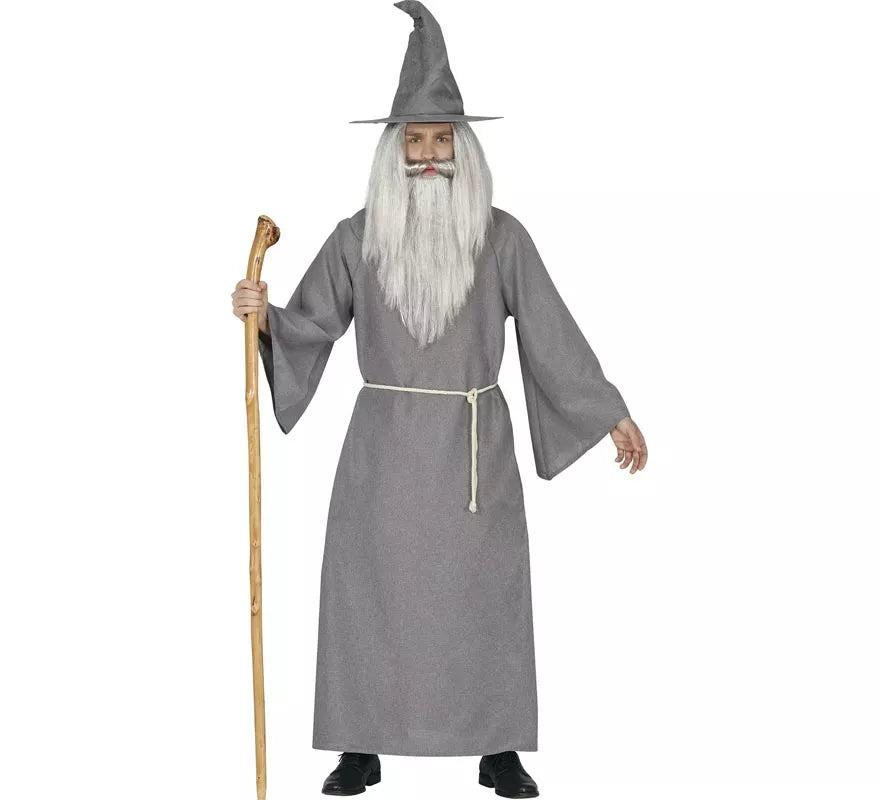 Translation missing: de.Disfraz de Mago gris para hombre