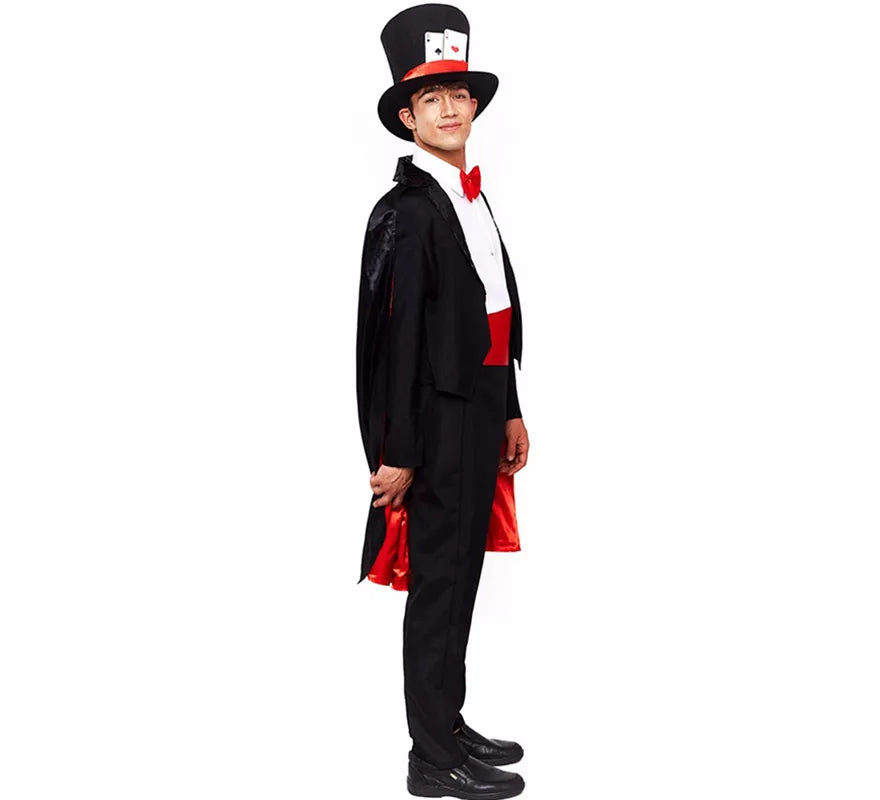 Disfraz de Mago Profesional Elegante para hombre