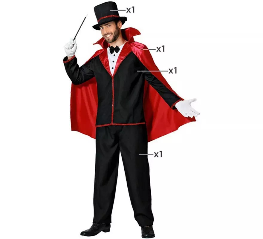 Disfraz de Mago Sorprendente para hombre