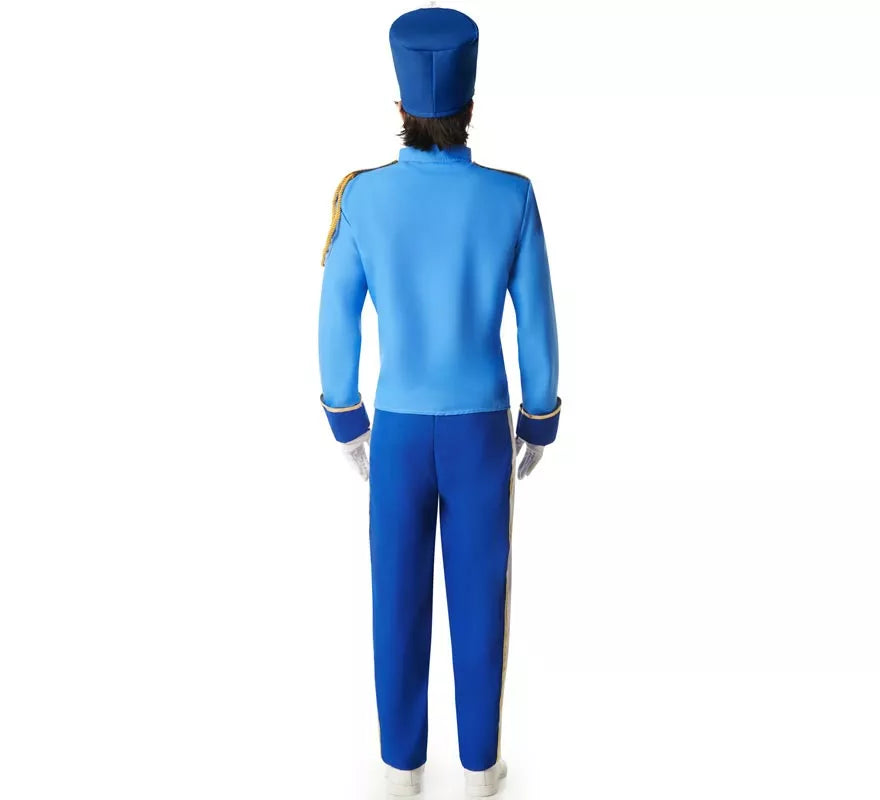 Translation missing: de.Disfraz de Majorette azul para hombre