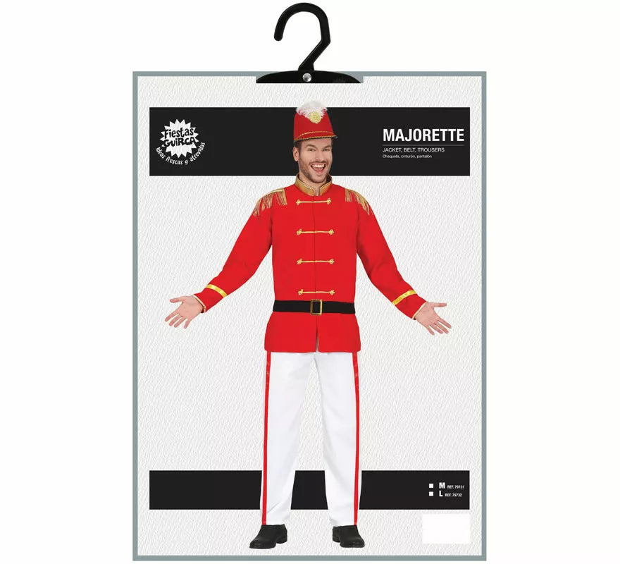 Translation missing: de.Disfraz de Majorette o Soldadito de Plomo para hombre