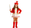 Disfraz de Majorette Roja para niña