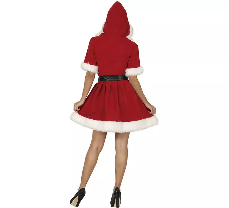 Translation missing: de.Disfraz de Mamá Noel con capucha para mujer