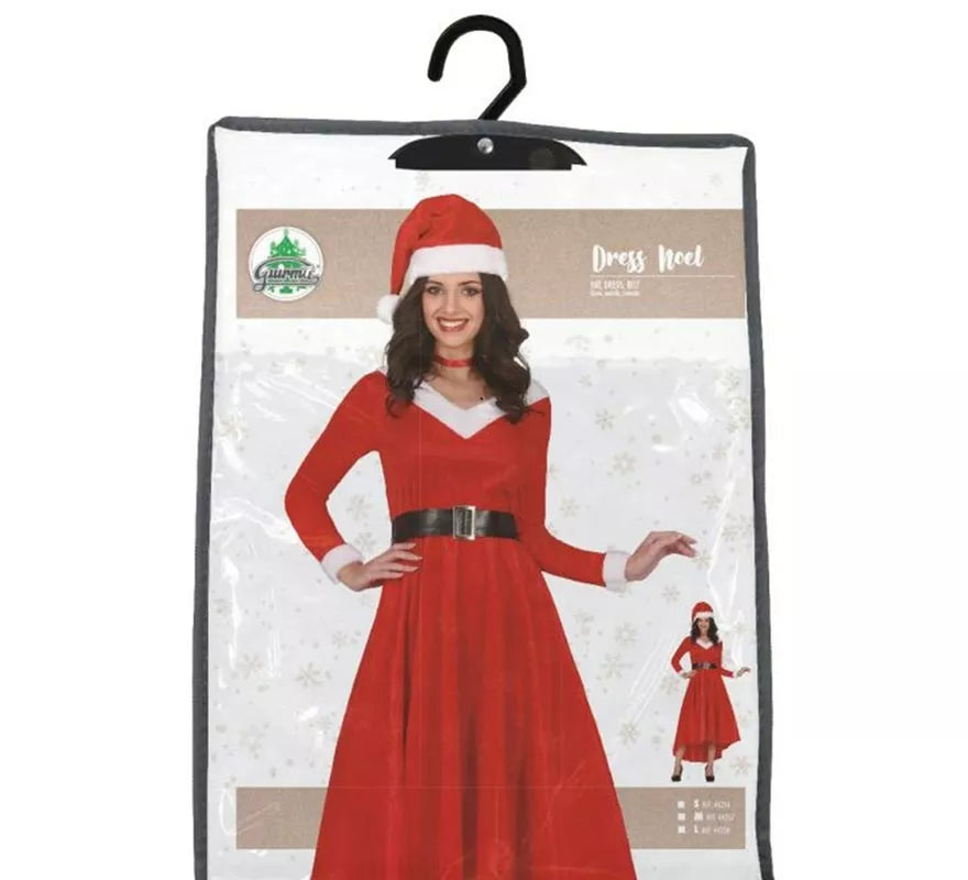 Translation missing: de.Disfraz de Mamá Noel en vestido largo para mujer
