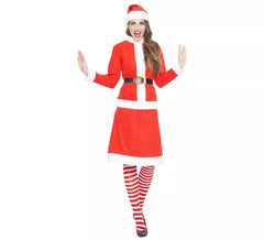 Santa Claus oder Miss Santa Claus Kostüm für Damen