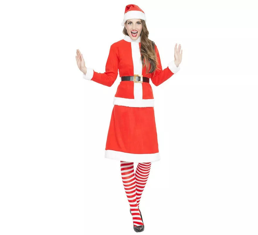 Translation missing: es.Disfraz de Mamá Noel o Miss Santa Claus para mujer