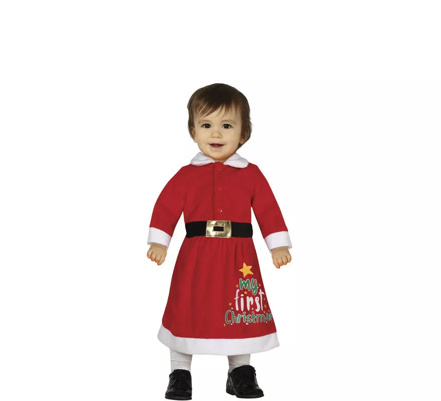Translation missing: de.Disfraz de Mamá Noel para bebé