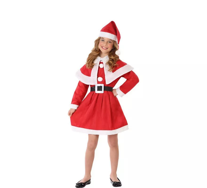 Translation missing: es.Disfraz de Mamá Noel para niña