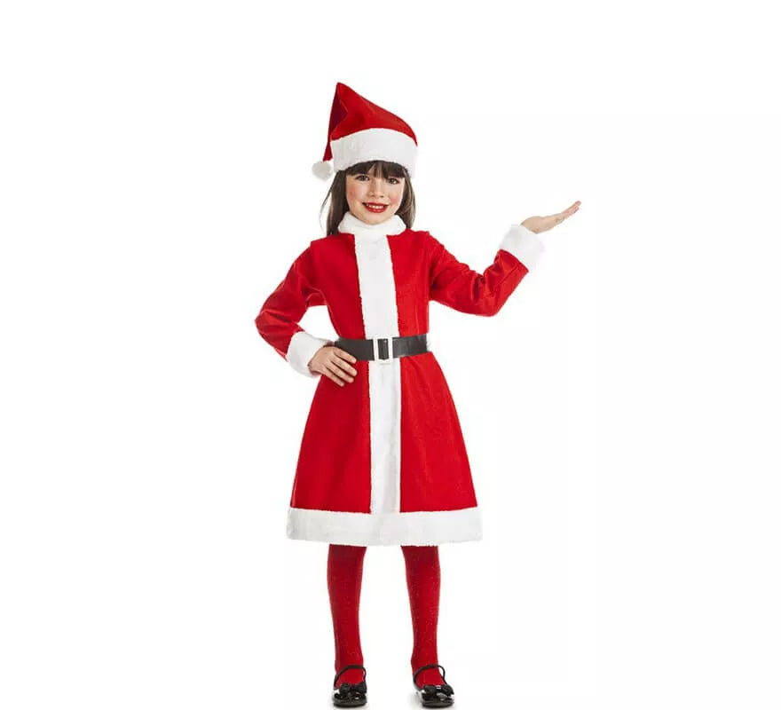 Translation missing: de.Disfraz de Mamá Noel para niña