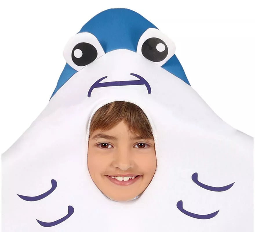 Translation missing: de.Disfraz de Mantarraya azul para niños