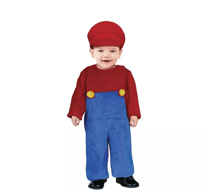 Translation missing: de.Disfraz de Maquinista Rojo de Tren para niños y bebé