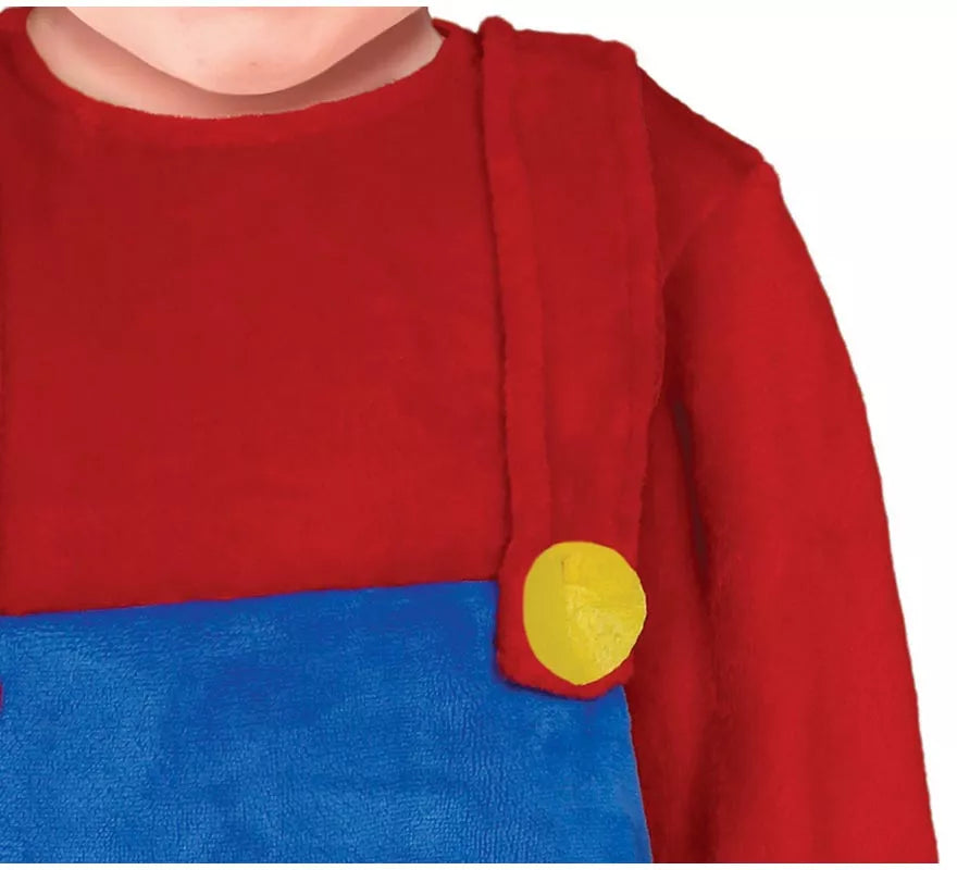 Translation missing: de.Disfraz de Maquinista Rojo de Tren para niños y bebé