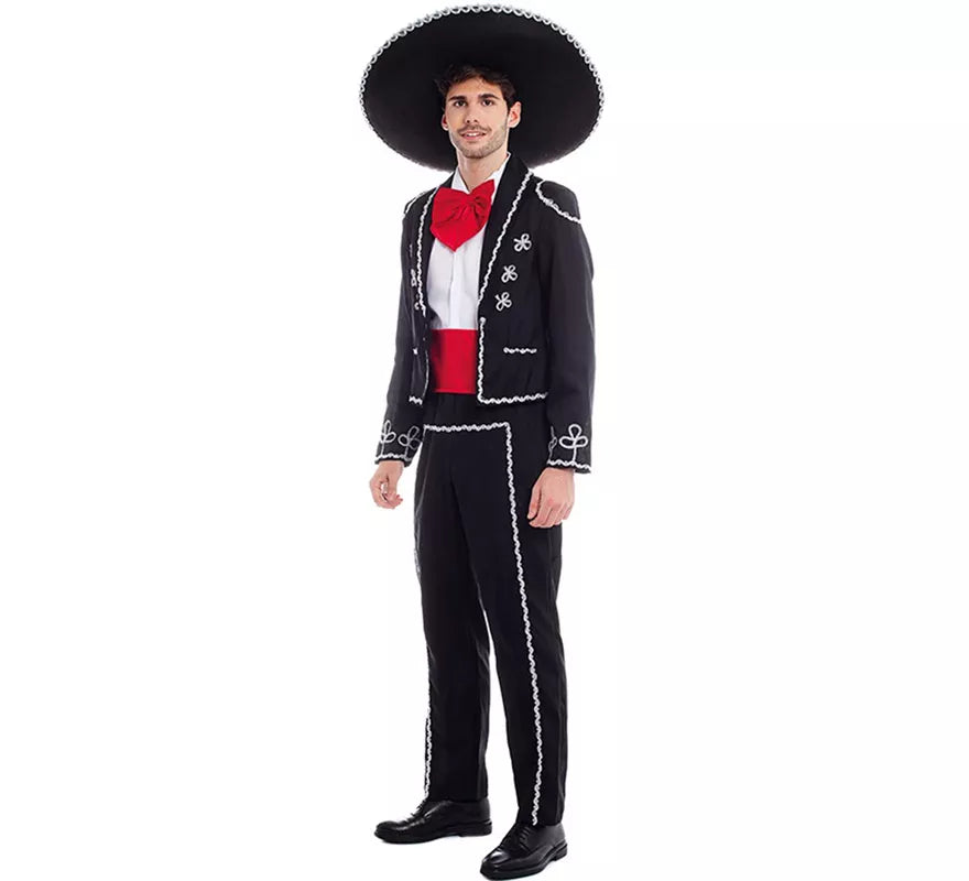 Translation missing: de.Disfraz de Mariachi Mexicano Cantante Charro para hombre