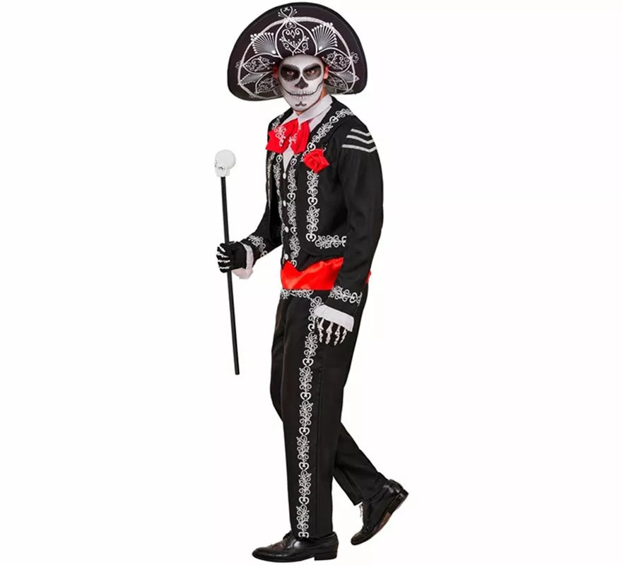 Translation missing: de.Disfraz de Mariachi Día de los Muertos para hombre