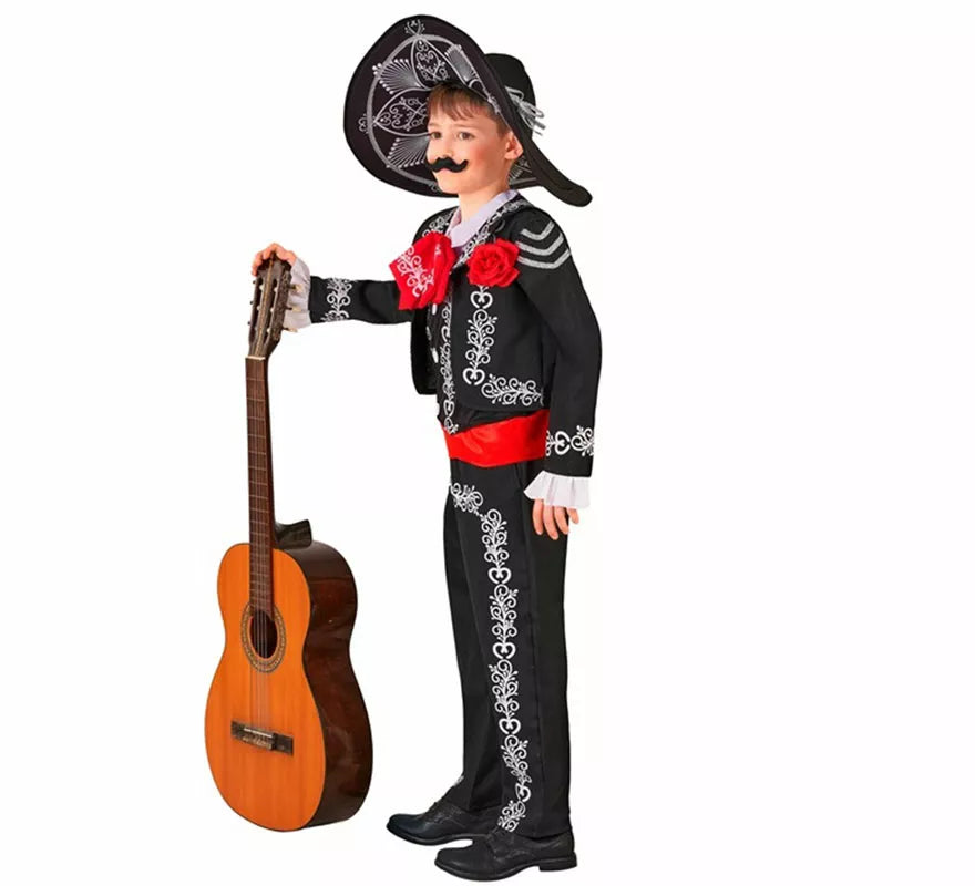 Translation missing: de.Disfraz de Mariachi Día de los Muertos para niños