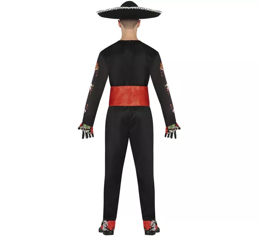 Translation missing: de.Disfraz de Mariachi Esqueleto para hombre