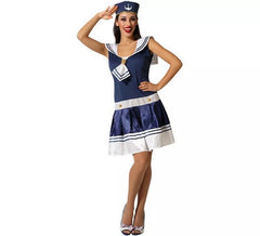 Blau-Seemann-Kostüm für Damen