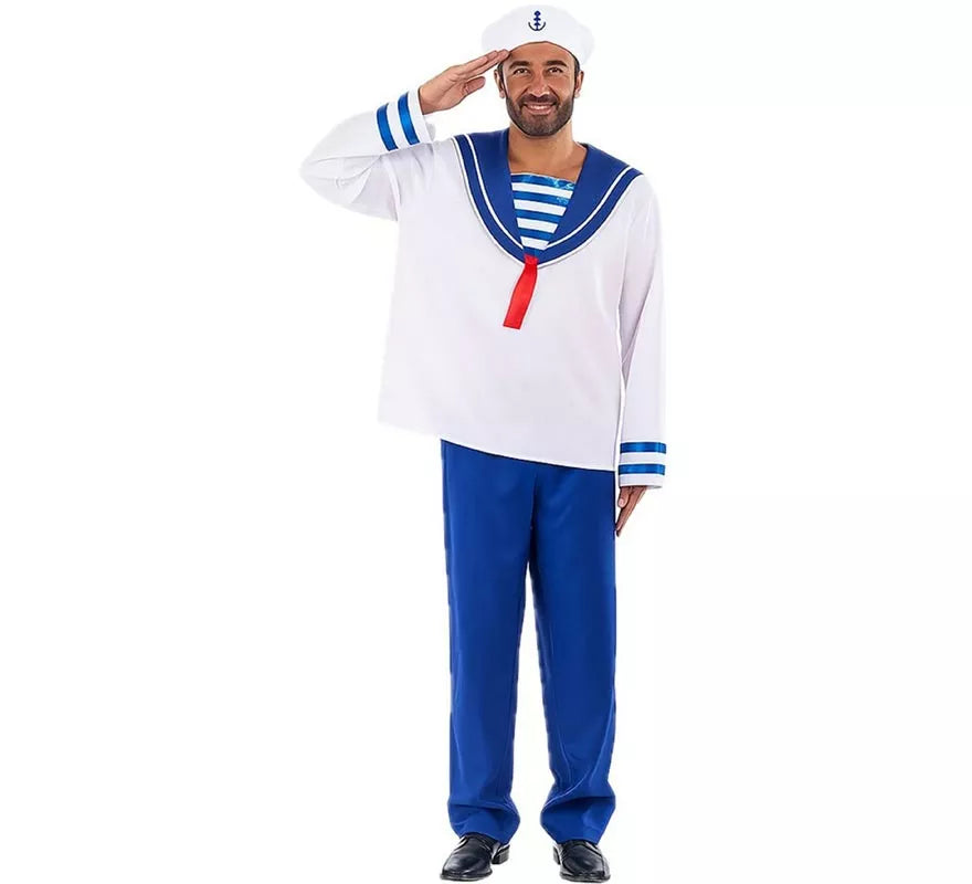 Translation missing: de.Disfraz de Marinero a Rayas para hombre