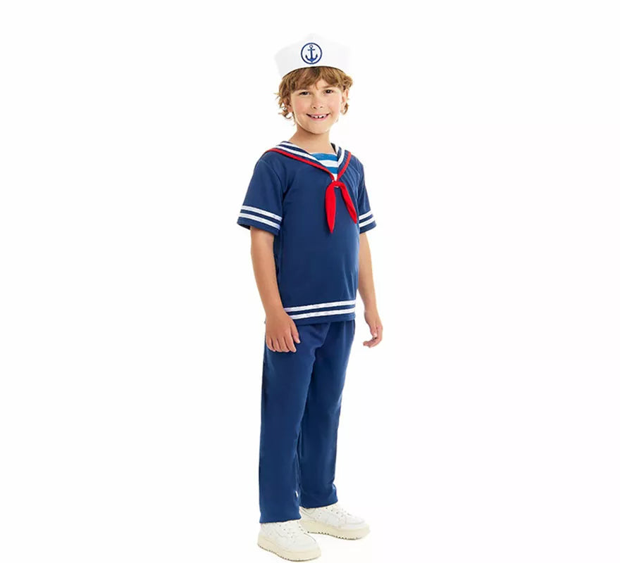 Translation missing: de.Disfraz de Marinero azul para niño