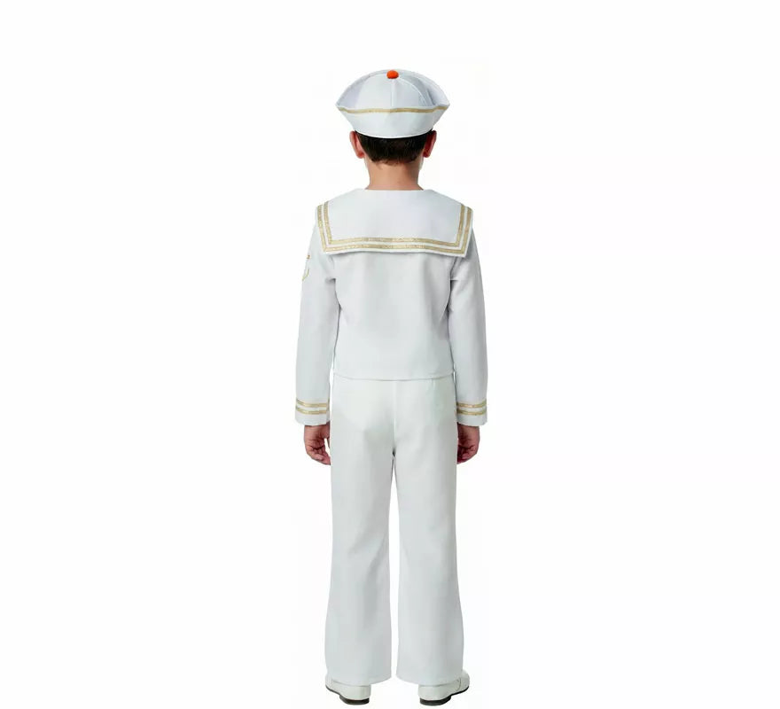 Translation missing: de.Disfraz de Marinero blanco para niños