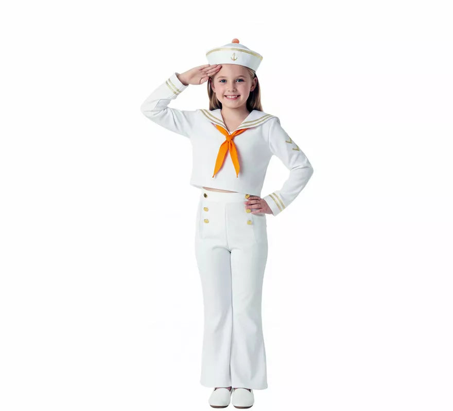 Disfraz de Marinero blanco para niños