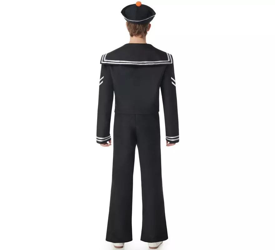Translation missing: de.Disfraz de Marinero negro con Pantalón para hombre