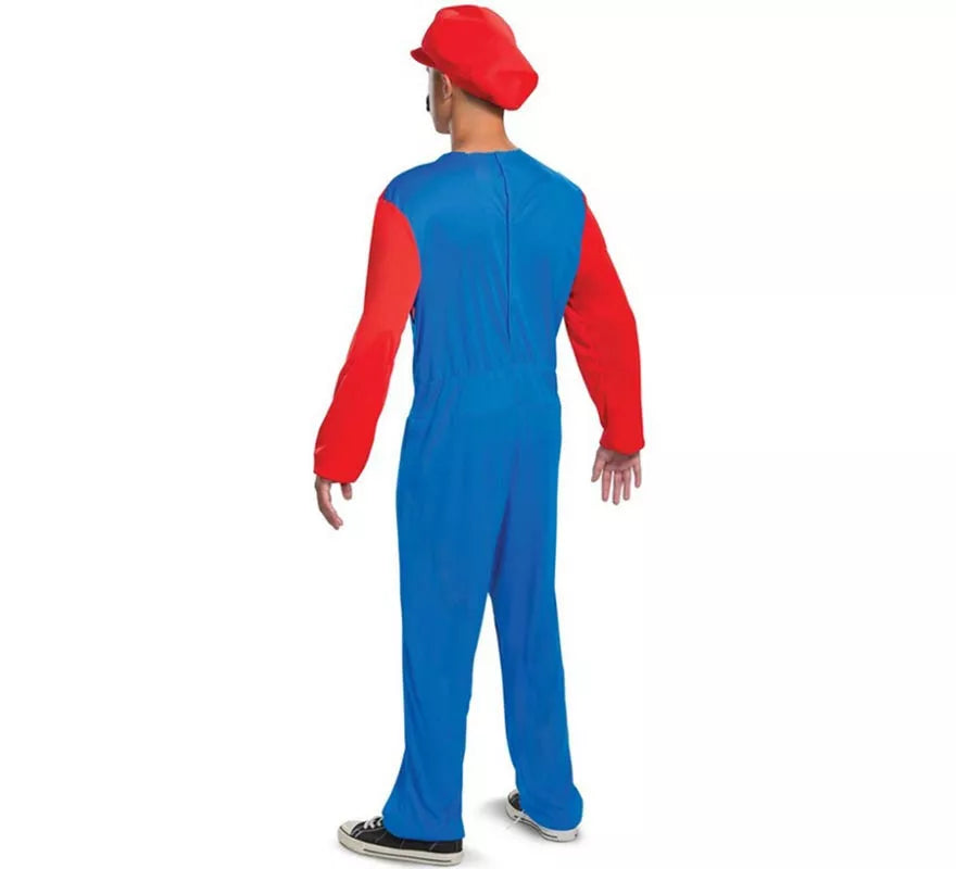 Disfraz de Mario Nintendo Super Mario Brothers clásico para hombre