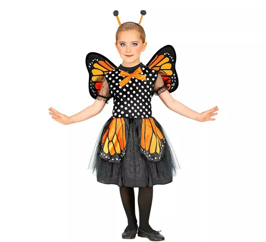 Translation missing: de.Disfraz de Mariposa naranja para niña