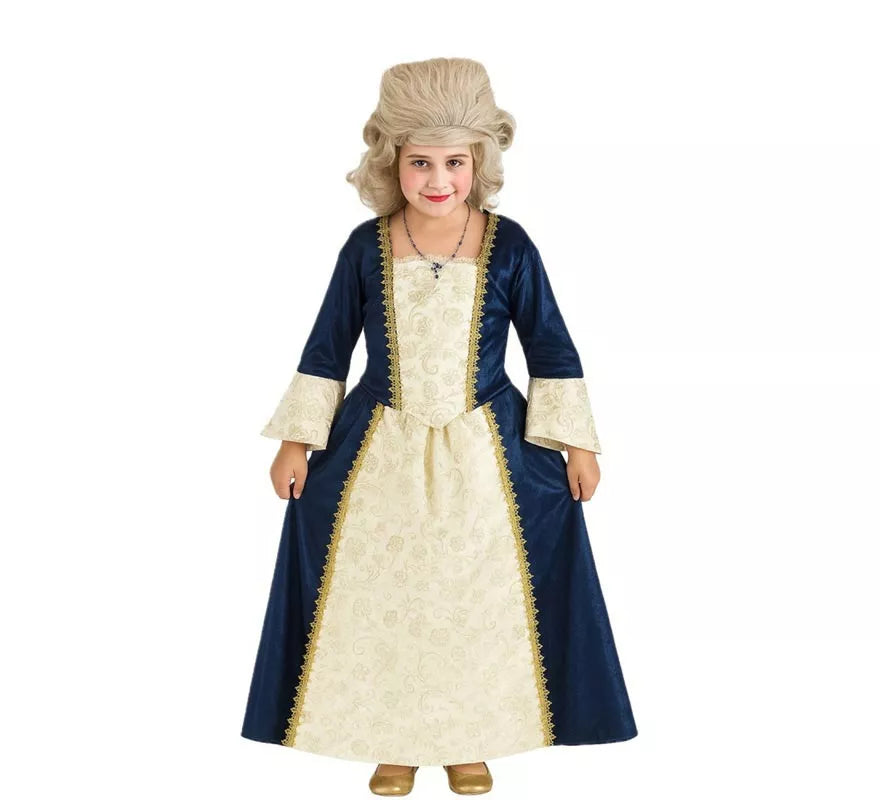 Translation missing: de.Disfraz de Marquesa de época para niña