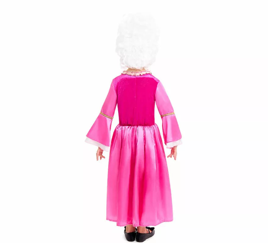 Translation missing: de.Disfraz de Marquesa de Época rosa para niña