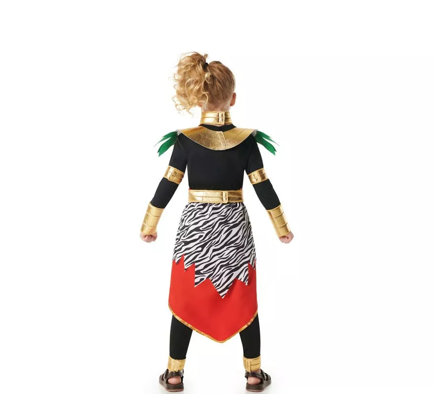 Translation missing: de.Disfraz de Masai Africano rojo elegante para niños