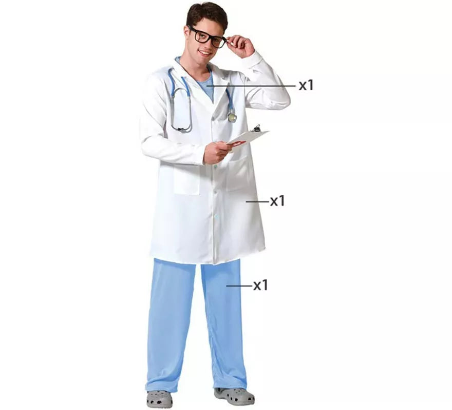 Translation missing: de.Disfraz de Médico de Familia para hombre