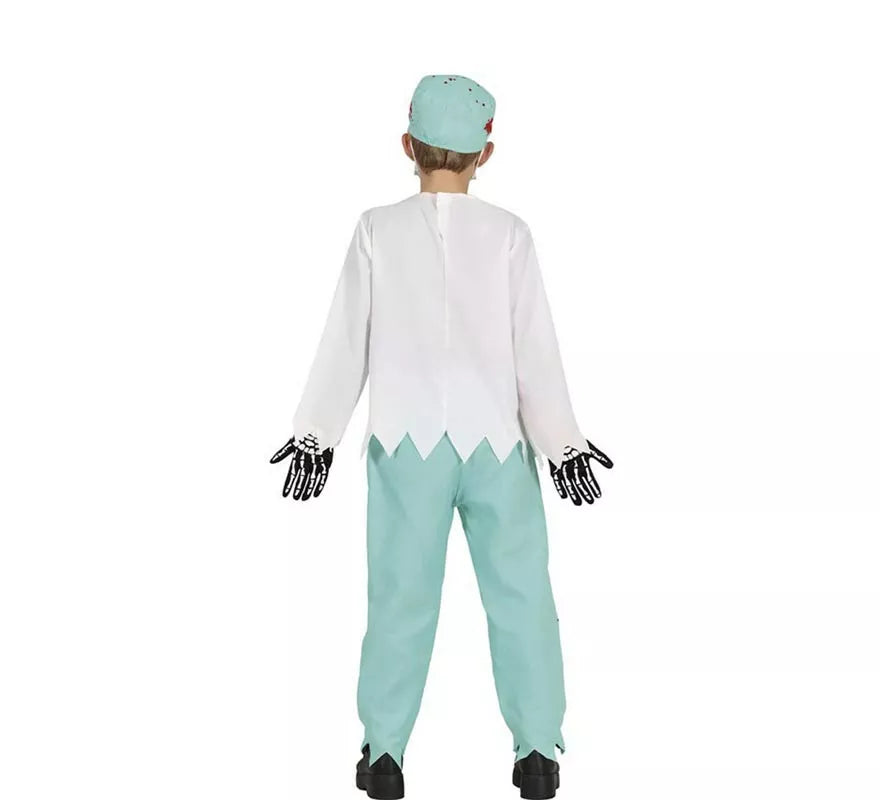 Translation missing: de.Disfraz de Médico Esqueleto Zombie para niños