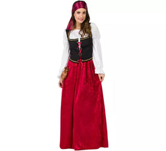 Garnet Medieval Innkeeper Kostüm für Damen