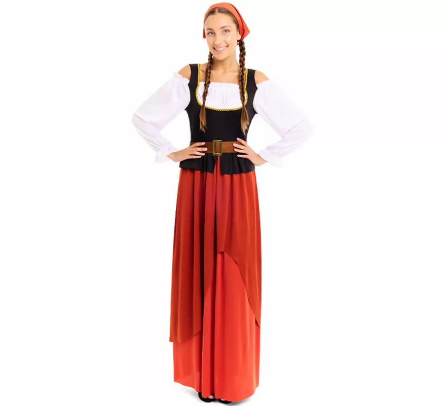 Translation missing: de.Disfraz de Mesonera Medieval para mujer