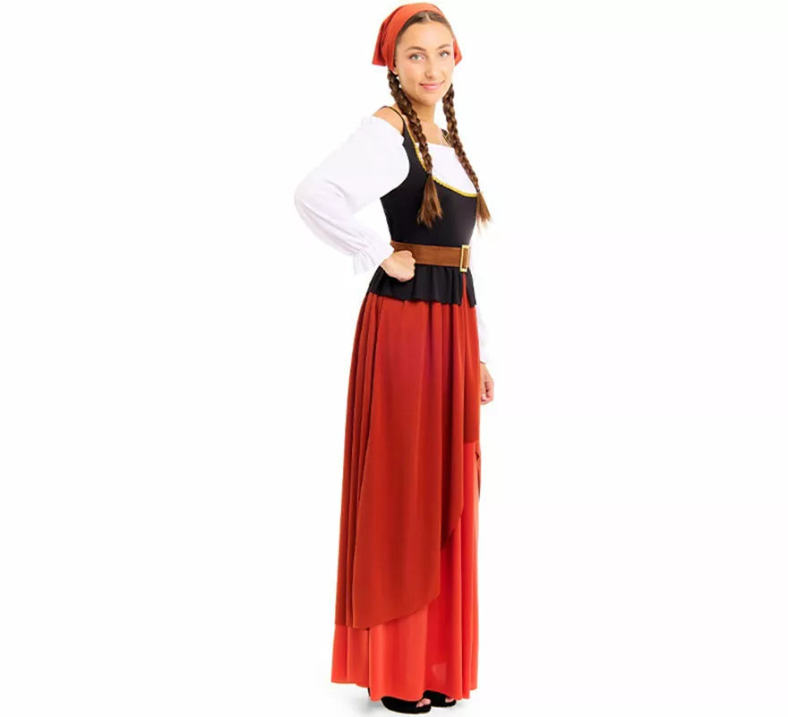 Translation missing: de.Disfraz de Mesonera Medieval para mujer
