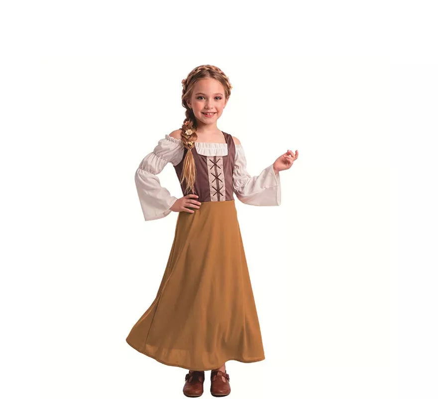 Translation missing: de.Disfraz de Mesonera Medieval para niña
