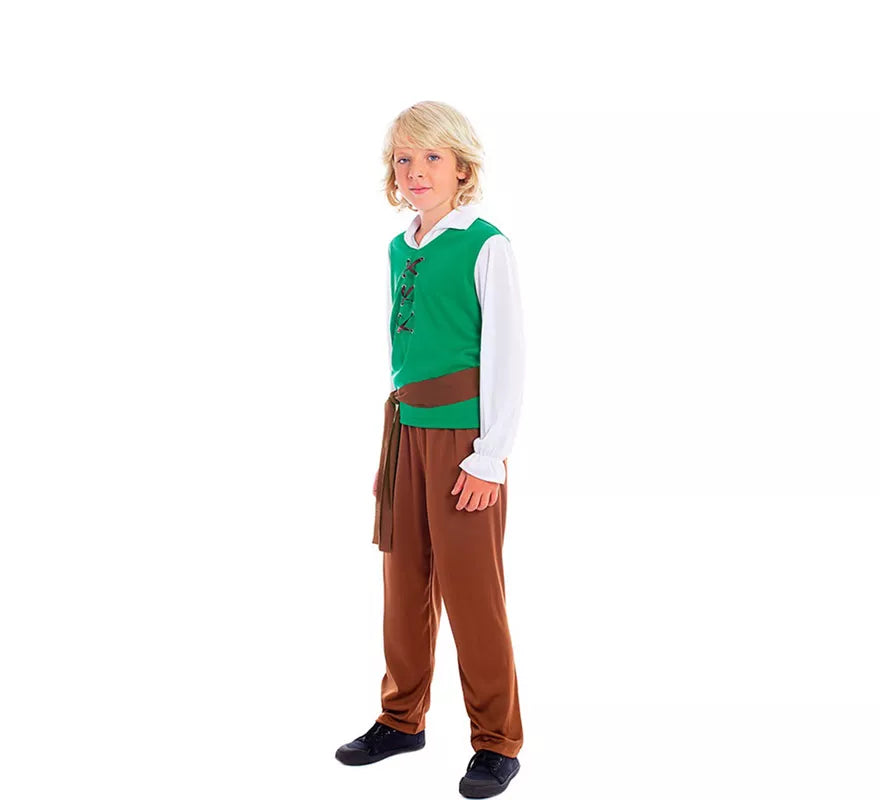 Translation missing: de.Disfraz de Mesonero Medieval Clásico para niño