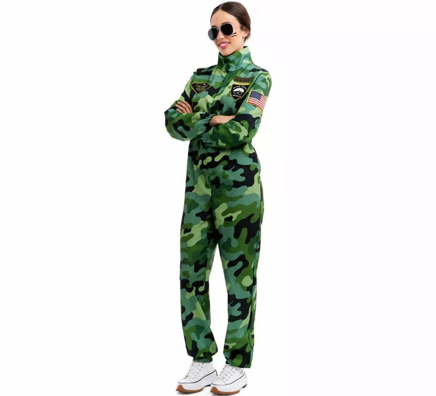 Translation missing: de.Disfraz de Militar Camuflaje para hombre