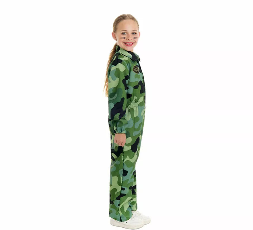 Translation missing: de.Disfraz de Militar Camuflaje para niño