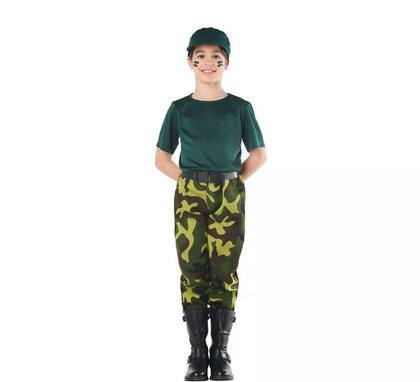 Disfraz de Militar Camuflaje para Niños