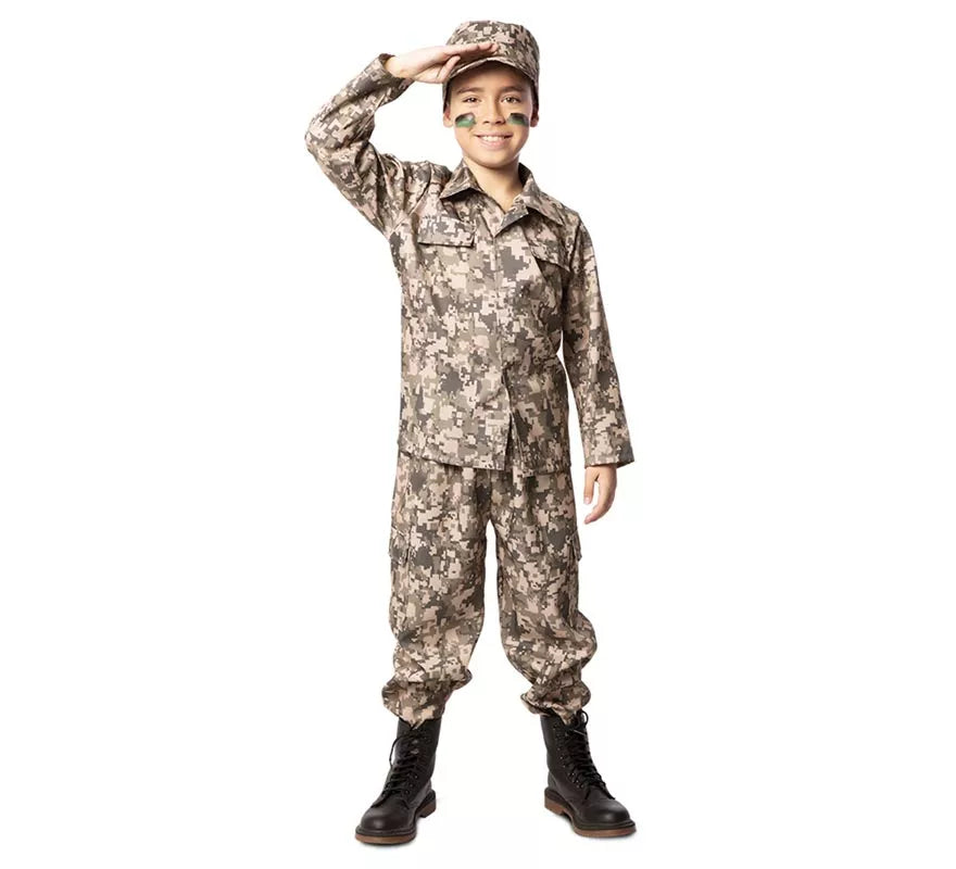 Translation missing: de.Disfraz de Militar para niños