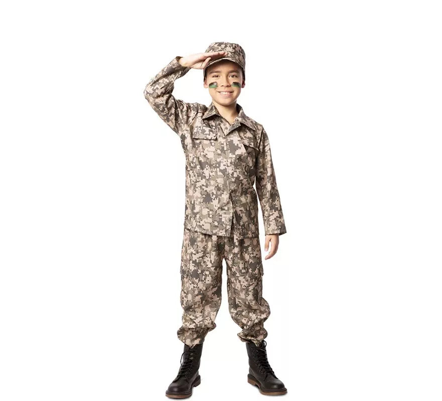 Translation missing: de.Disfraz de Militar para niños