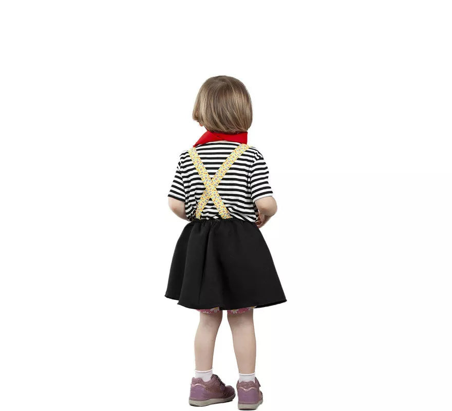 Translation missing: de.Disfraz de Mimo para bebé y niña