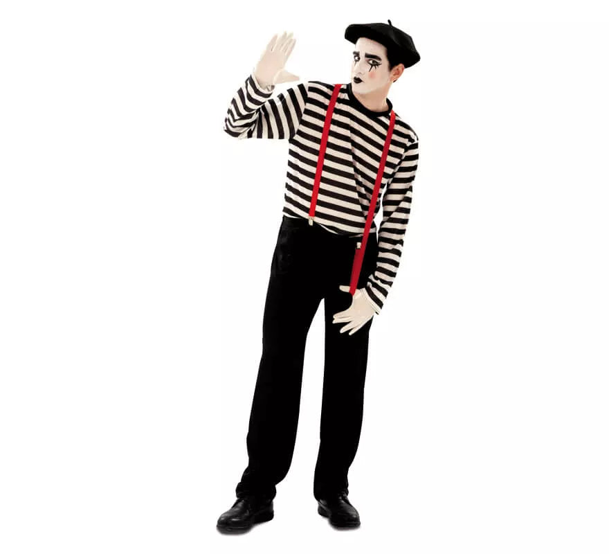 Translation missing: de.Disfraz de Mimo para Hombre talla M-L