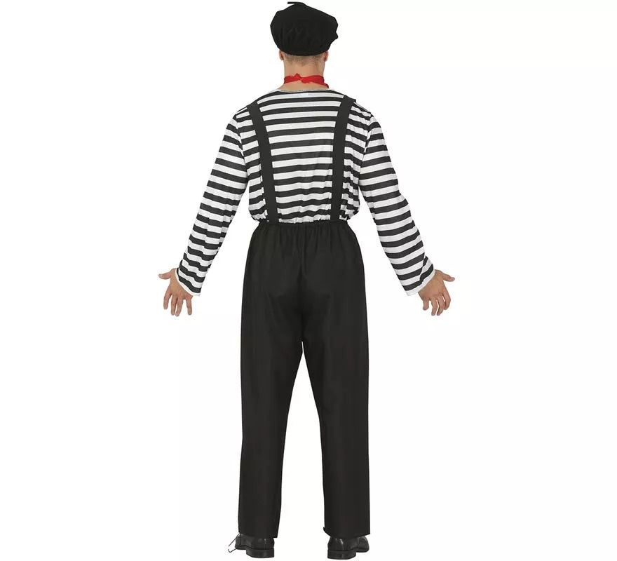 Disfraz de Mimo Parisino para hombre