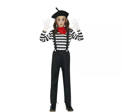 Disfraz de Mimo Parisino para niños